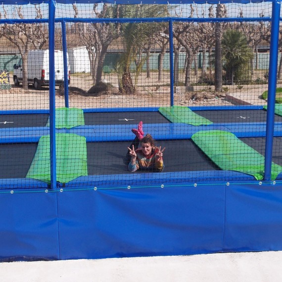 Batería de camas elásticas profesionales Aero 365