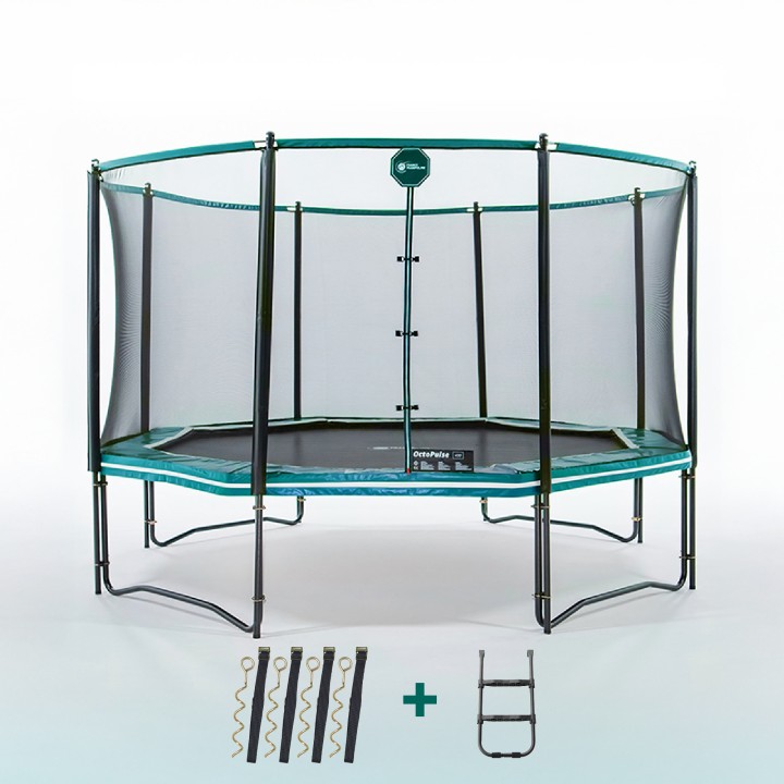 Cama elástica Octopulse 390 - Pack XL - Verde