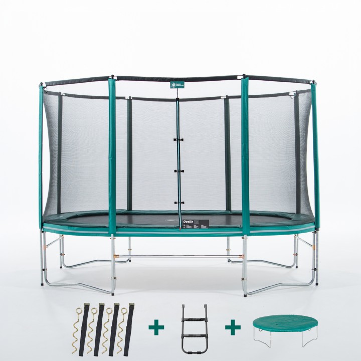 Cama elástica Ovalie 360 - Pack XXL