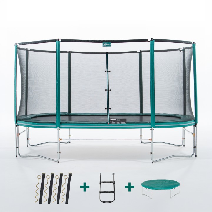 Cama elástica Ovalie 490 - Pack XXL