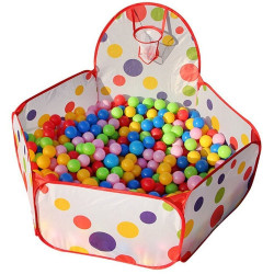 Piscina de bolas niños + 200 bolas multicolor