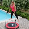 Cama elástica de fitness Minimax con barra de mantenimiento