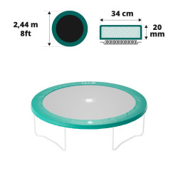 Cojín de protección verde Ø 244