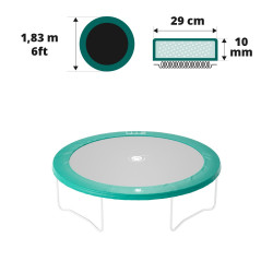 Cojín de protección verde Ø 183