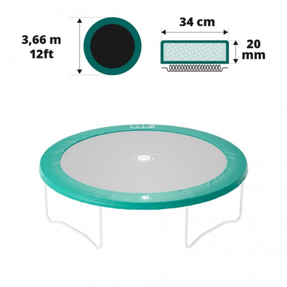 Cojín de protección verde Ø 366