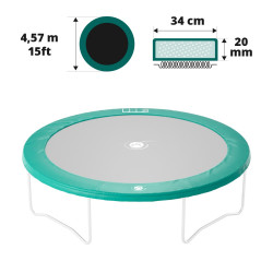 Cojín de protección verde Ø 457