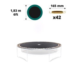 Tela de salto para cama elástica Ø 183 con 42 muelles 165 mm