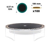 Tela de salto para cama elástica  Ø 457 con 100 muelles 180 mm