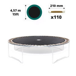 Tela de salto para cama elástica Ø 457 con 100 muelles 180 mm