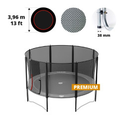 Red con 8 postes para cama elástica Ø 396 Premium