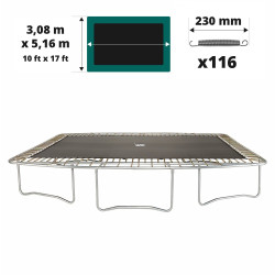 Tela de salto para Apollo Sport 500 con muelles plateados