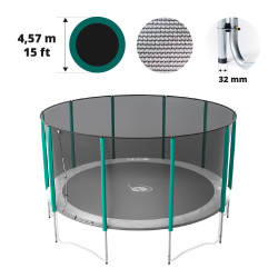 Red con 10 postes para cama elástica Ø 457