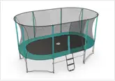 Cama elástica ovalada