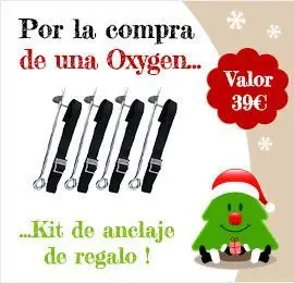 Por la compra de una Oxygen Kit de anclaje de regalo!