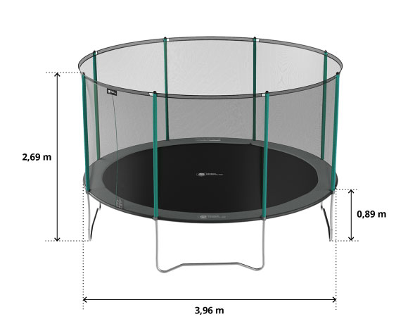 illustration de caractéristiques du produit Cama elástica Start'Up 390