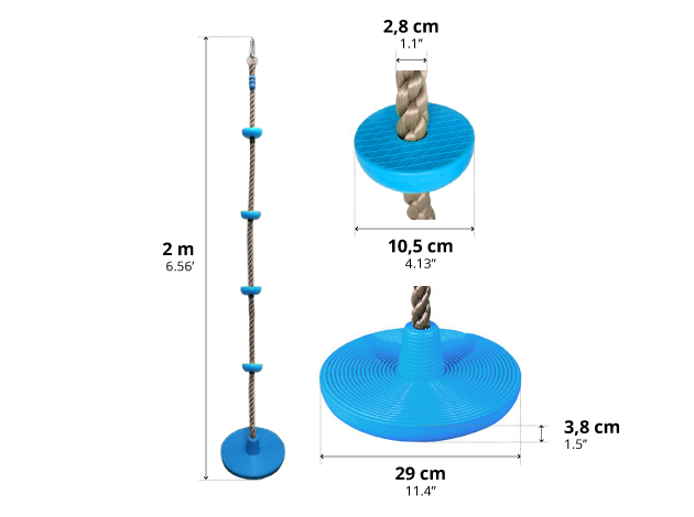 illustration de caractéristiques du produit Cuerda para escalar XL - Desafío Ninja