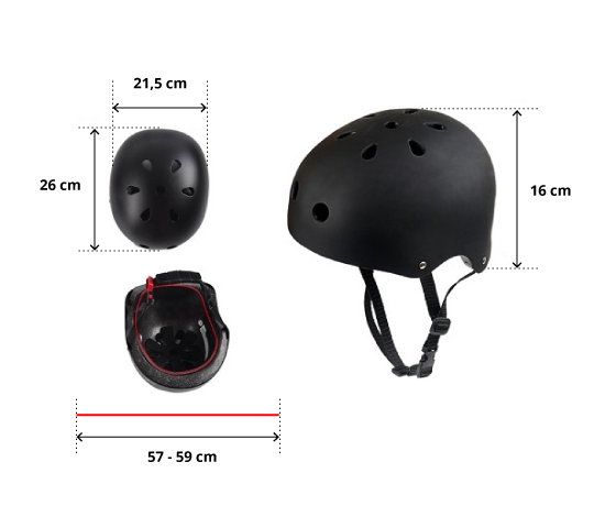 illustration de caractéristiques du produit Casco de protección