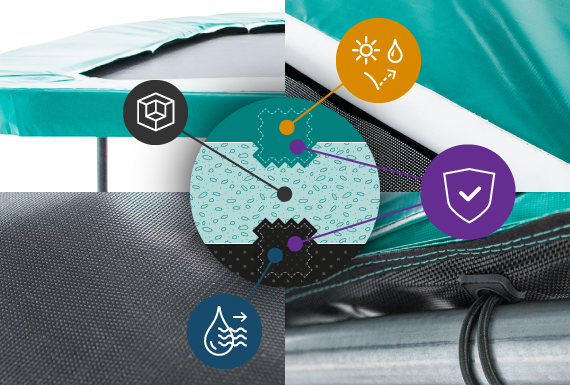 Cama elástica Apollo Sport 400 - Pack XL